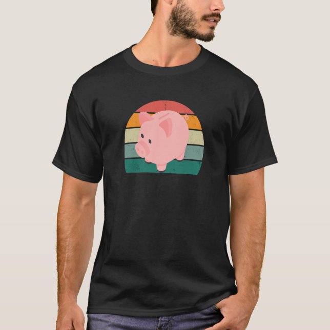 Bankkonto für Bargeld, das Aktienkurse pro Währung T-Shirt (Vorderseite)