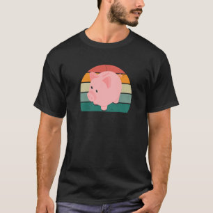 Bankkonto für Bargeld, das Aktienkurse pro Währung T-Shirt