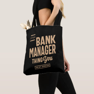 Bankmanager Funny Job Beruf Tasche