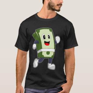 Banknotenläufer, der Sport treibt T-Shirt