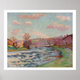 Banks of the Creuse, Limousin, c.1912 (oil on canv Poster