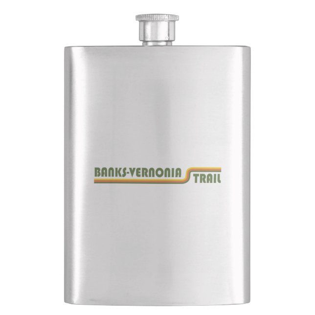 Banks-Vernonia-Weg Flachmann (Vorderseite)
