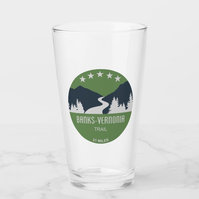 Banks-Vernonia-Weg Glas (Vorderseite)