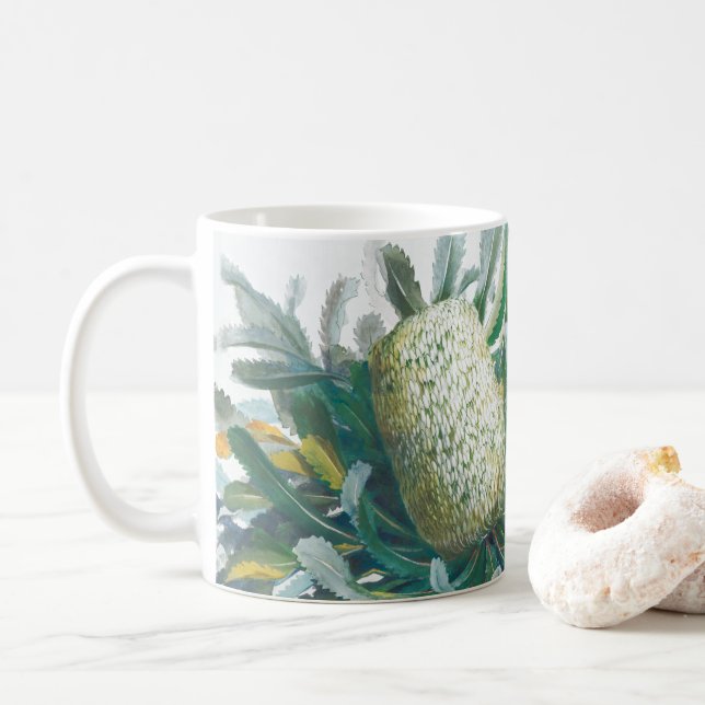 Banksia-Blume | Ellis Rowan 1782 Kaffeetasse (Mit Donut)