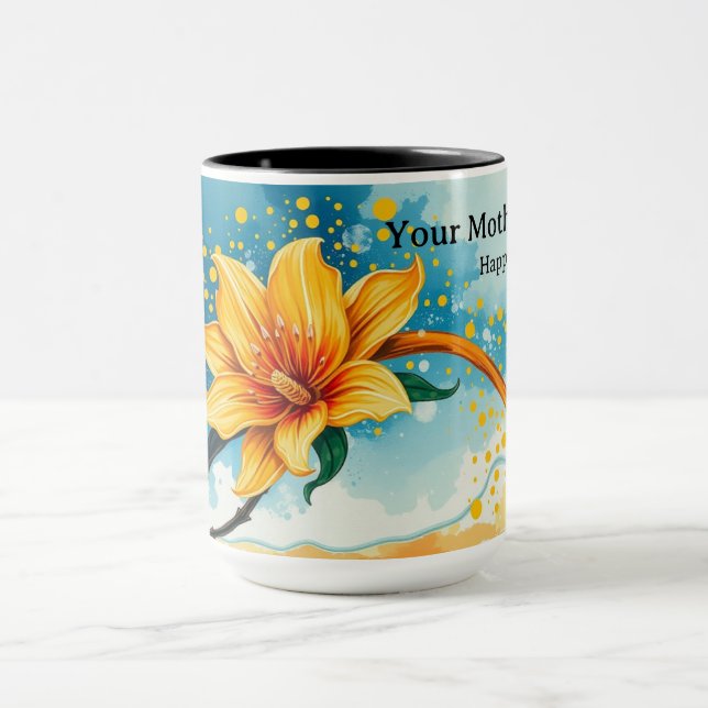 Banksia Boomerang Beach Chase Pollen Pastel Beach Tasse (Zentrum)