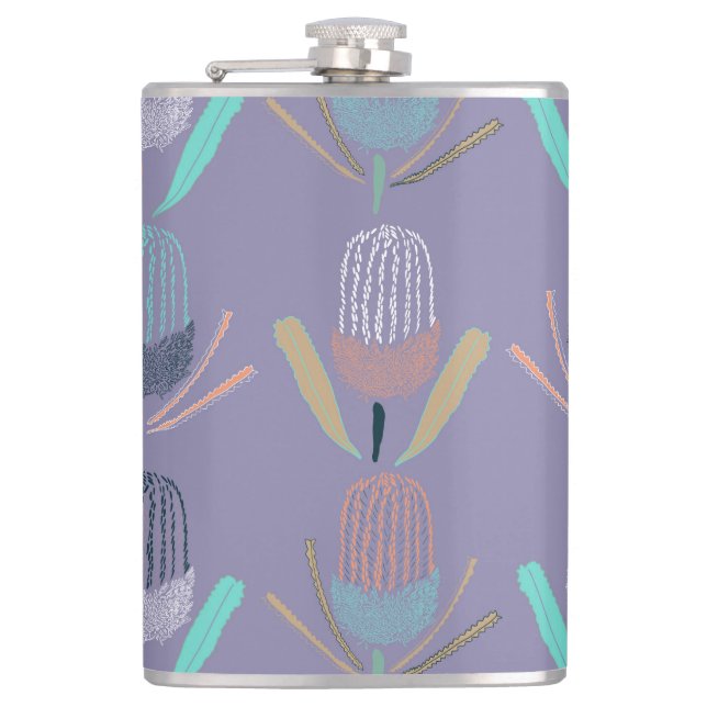 Banksia Lilac Flachmann (Vorderseite)