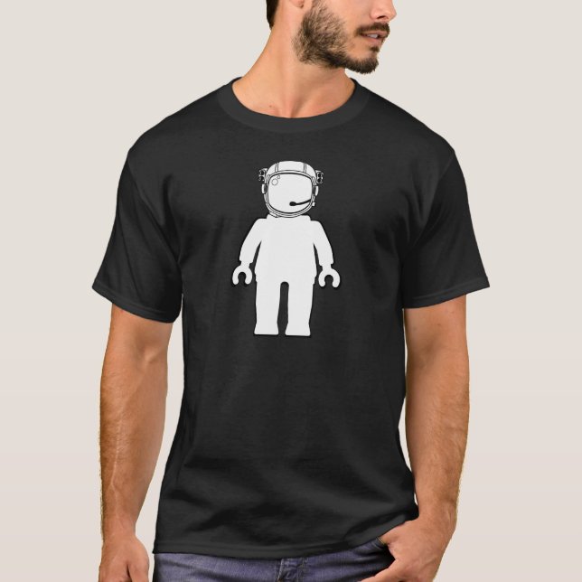 Banksy Art-Astronaut Minifig T-Shirt (Vorderseite)