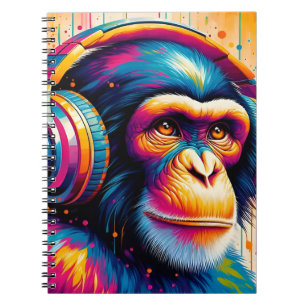Banksy DJ Monkey Gorilla Notizblock