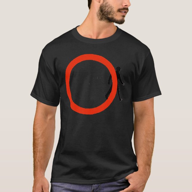 Banksy Think en dehors de la boîte Classic T-Shirt (Devant)