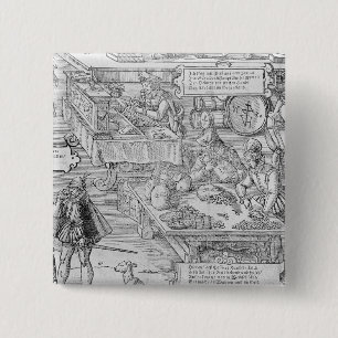 Bankwesen-Szene Button