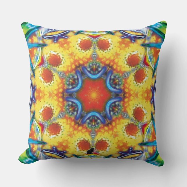 BannaPuddin Kaleidoskop Pillow Kissen (Vorderseite)