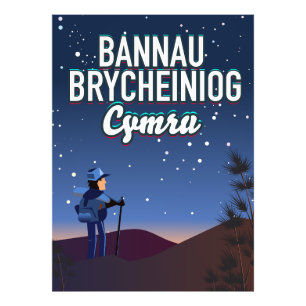 Bannau Brycheiniog Cymru Fotodruck