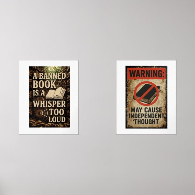 Banned book art set (Recto)