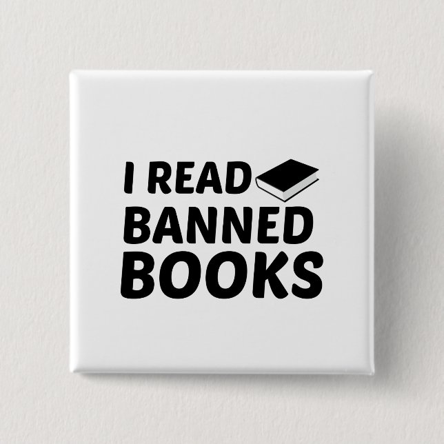 BANNED BOOKS LESEN BUTTON (Vorderseite)