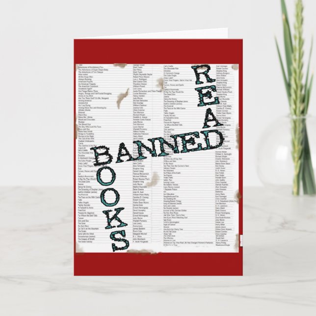 BANNED BOOKS LESEN KARTE (Vorderseite)