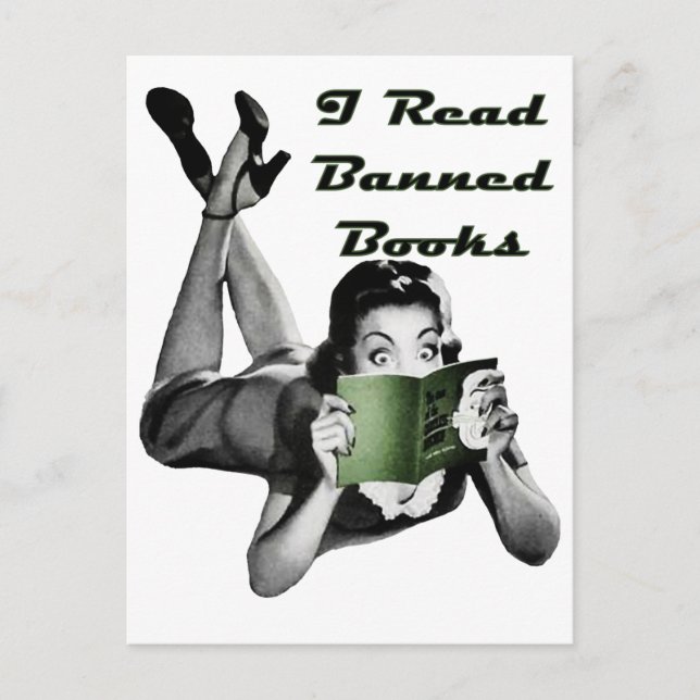 Banned Books Postcard Postkarte (Vorderseite)
