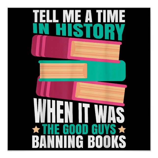 Banned Books Quote  Poster (Vorderseite)