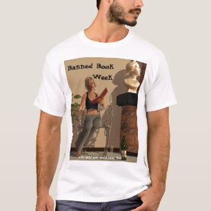 bannedbookweek., verbotenes Buch-        Woche, T-Shirt