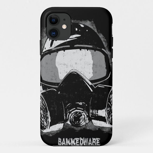 BannedWare Farbenmaske Case-Mate iPhone Hülle (Rückseite)
