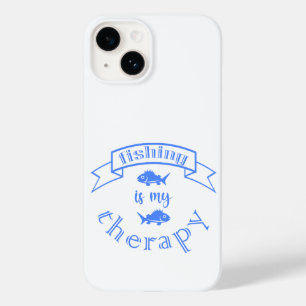 Banner Band Zitat Fischen ist meine Therapie Case-Mate iPhone 14 Hülle
