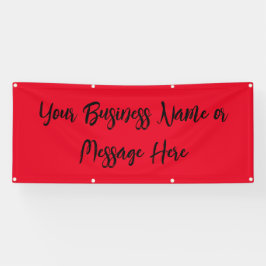 Banner "Bemerkenswert rot" mit Text