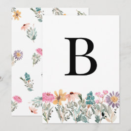 Banner/Bunting für DIY-Wildblumen Einladung