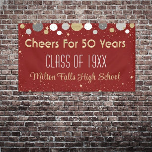 Banner der 50-jährigen Celebration Class-Wiederseh
