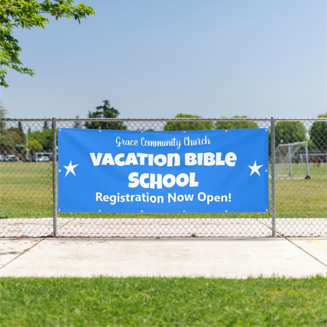 Banner der Custom Vacation Bible School (InSitu)