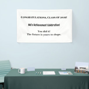 Banner der individuelle Name Graduation Party   Kl