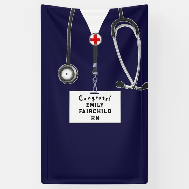 Banner der Krankenpflegepartei (Vertikal)