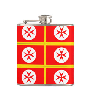 Banner der toskanischen Marine Medici Flachmann