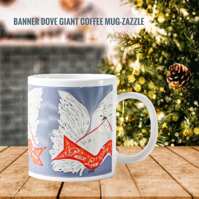 Banner Dove Jumbo-Tasse (Von Creator hochgeladen)