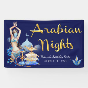 Banner für arabische Nächte