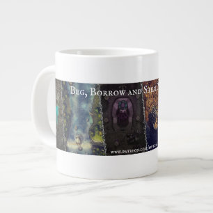 Banner für Beg, Borrow und Steal Jumbo-Tasse