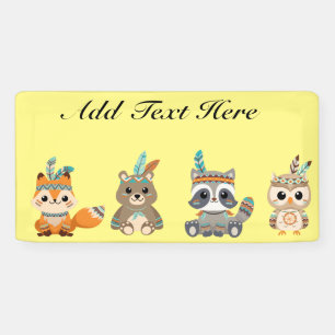 Banner für benutzerdefinierte Stämme von Woodland-