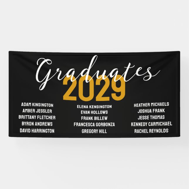 Banner für den Schulabschluss in der Nachbarschaft (Horizontal)