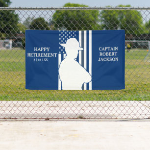 Banner für den Trooper-Ruhestand von American Flag