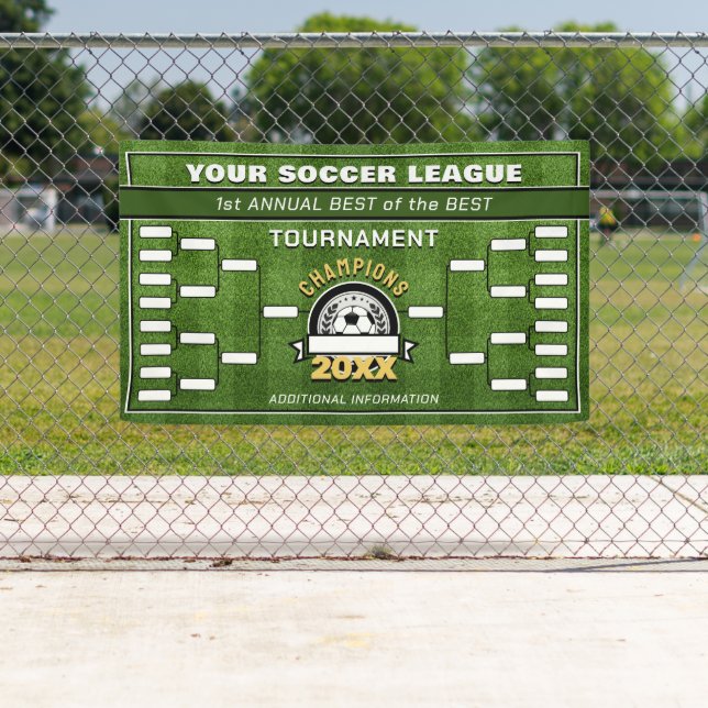 Banner für die Fußball-Liga (Insitu)