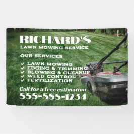Banner für Gartenarbeit und Pflege
