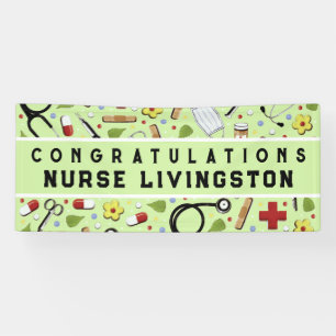 Banner für Glückwunsch von Krankenpflegerinnen und