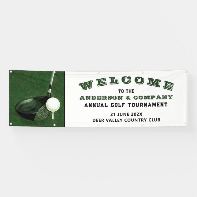Banner für Golfveranstaltungen (Horizontal)