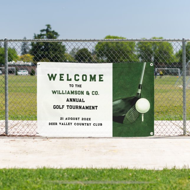 Banner für Golfveranstaltungen (Insitu)