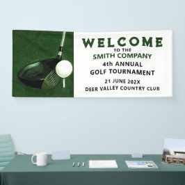 Banner für Golfveranstaltungen