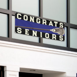 Banner für Lacrosse Team Seniors Blue Glückwunschs