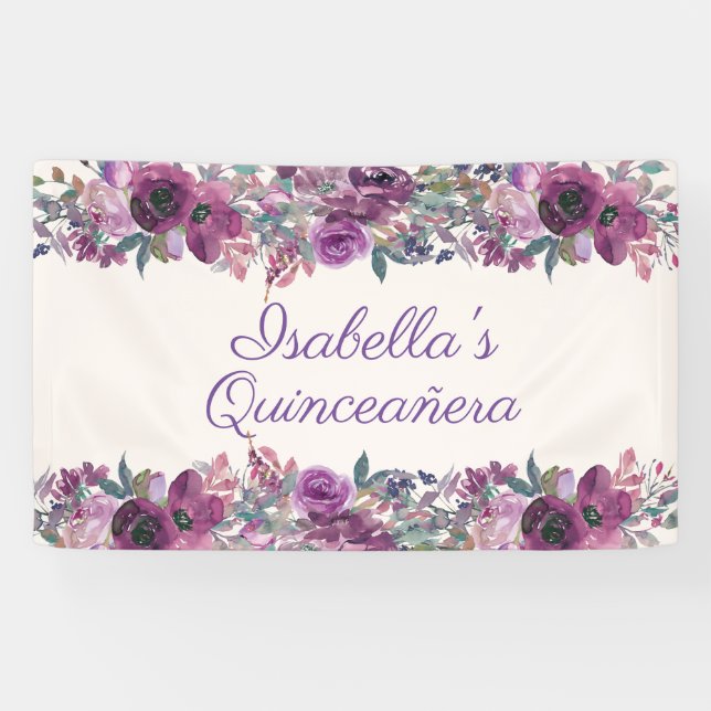 Banner für lila Farbe (Horizontal)