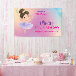 Banner für lila Prinzessin