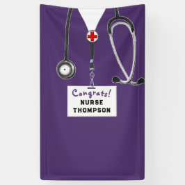 Banner für Nurse Abschluss Glückwunschs