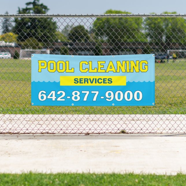 Banner für Pool-Reinigungsdienste (Insitu)