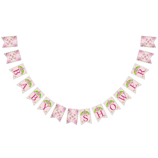 Banner für Rosa und Grüne Nostalgische Blumenbünde (Alle)