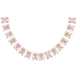 Banner für Rosa und Grüne Nostalgische Blumenbünde